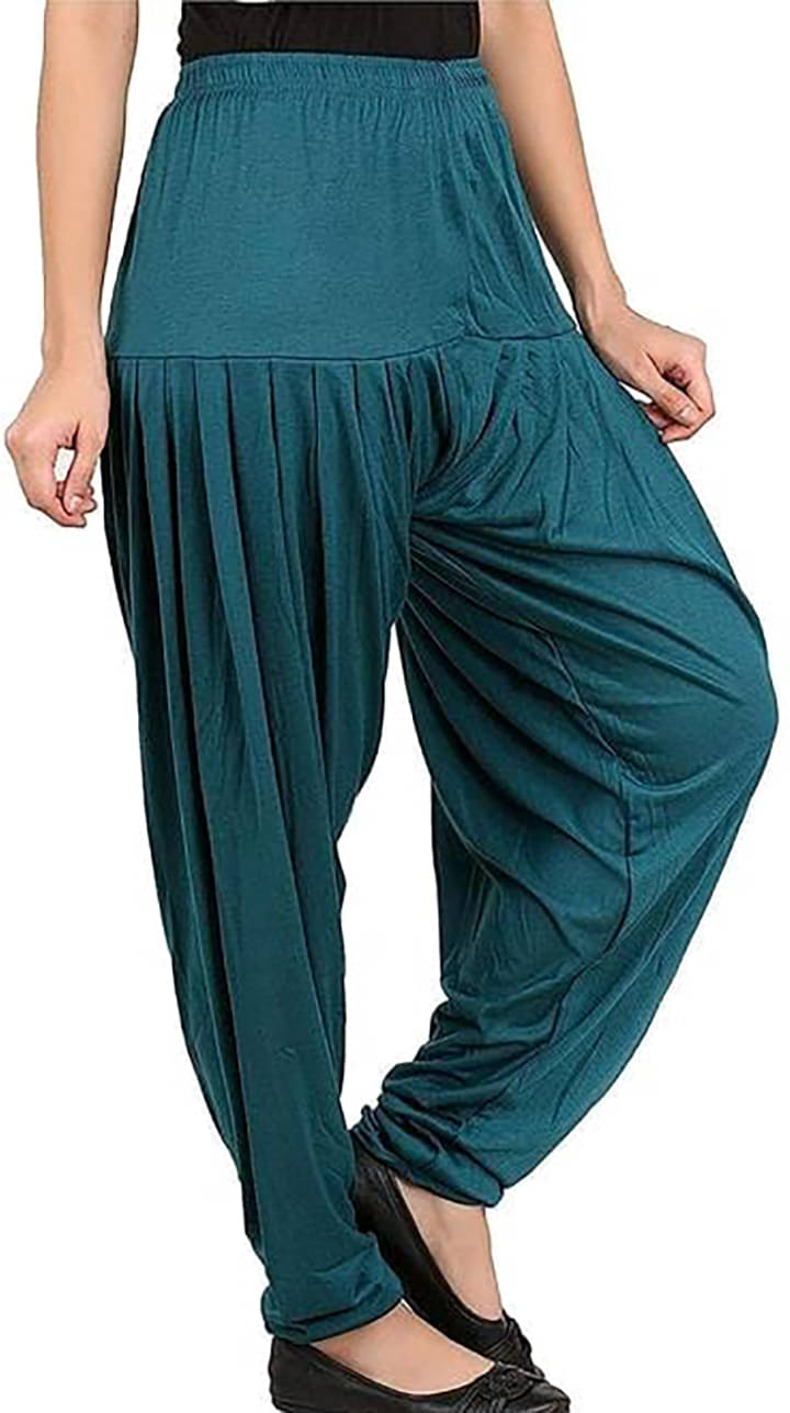     			OuterWear Pack of 1 Viscose Women's Patiala ( Green )