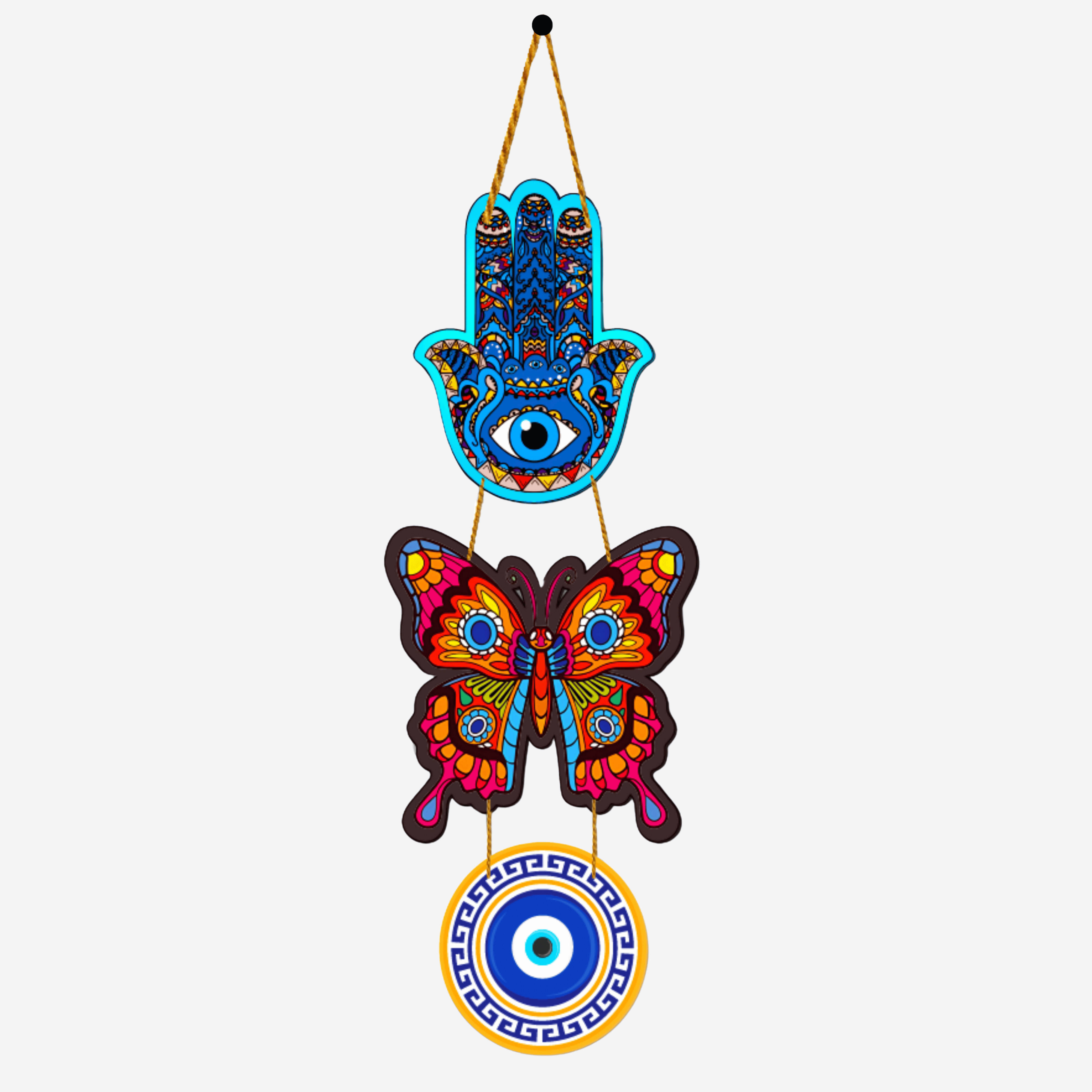     			Phirki Studio Wood Wall Sculpture Multi - Pack of 1