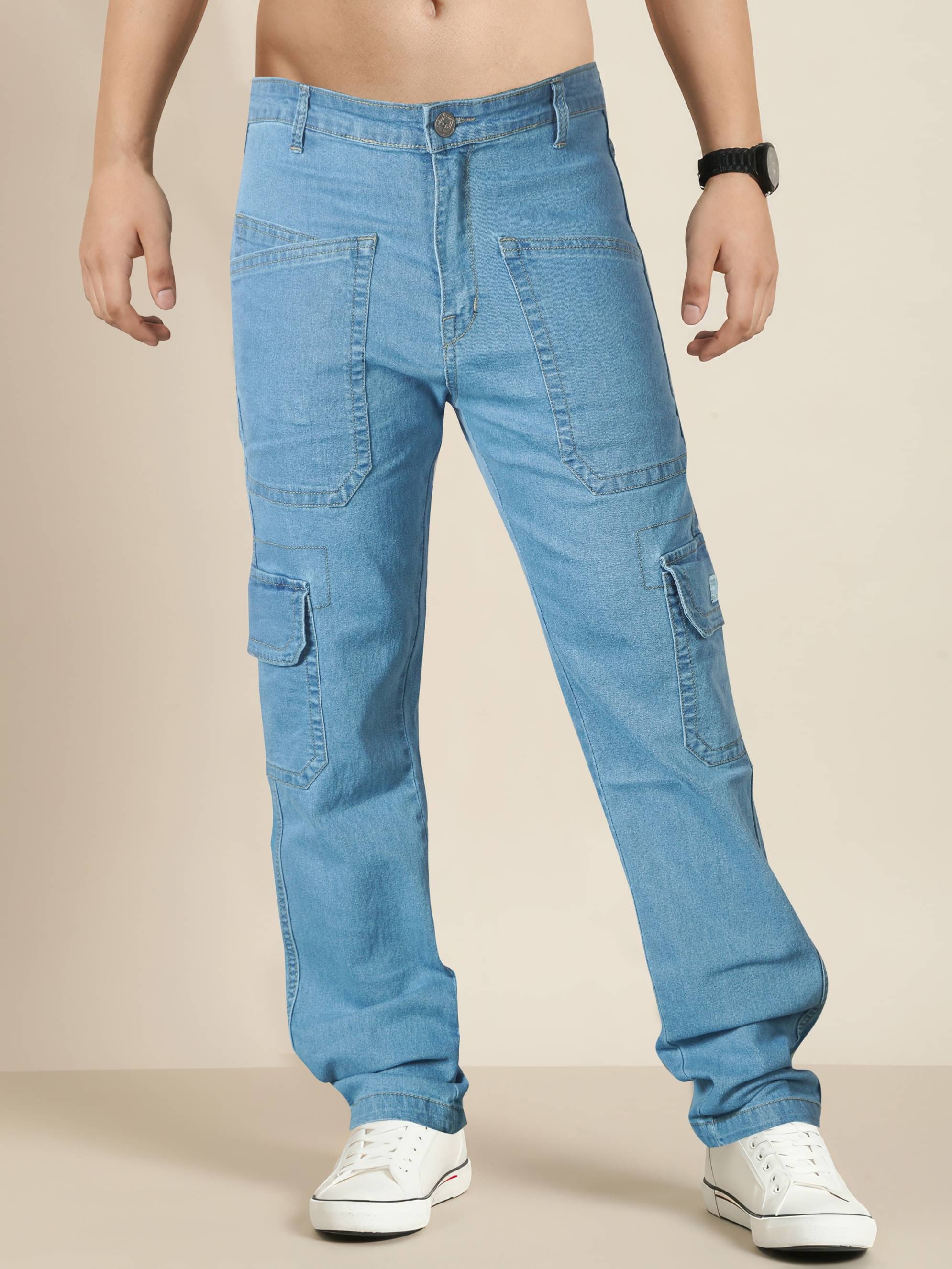     			RIG BONE Basic Men's Jeans - Light Blue ( Pack of 1 )