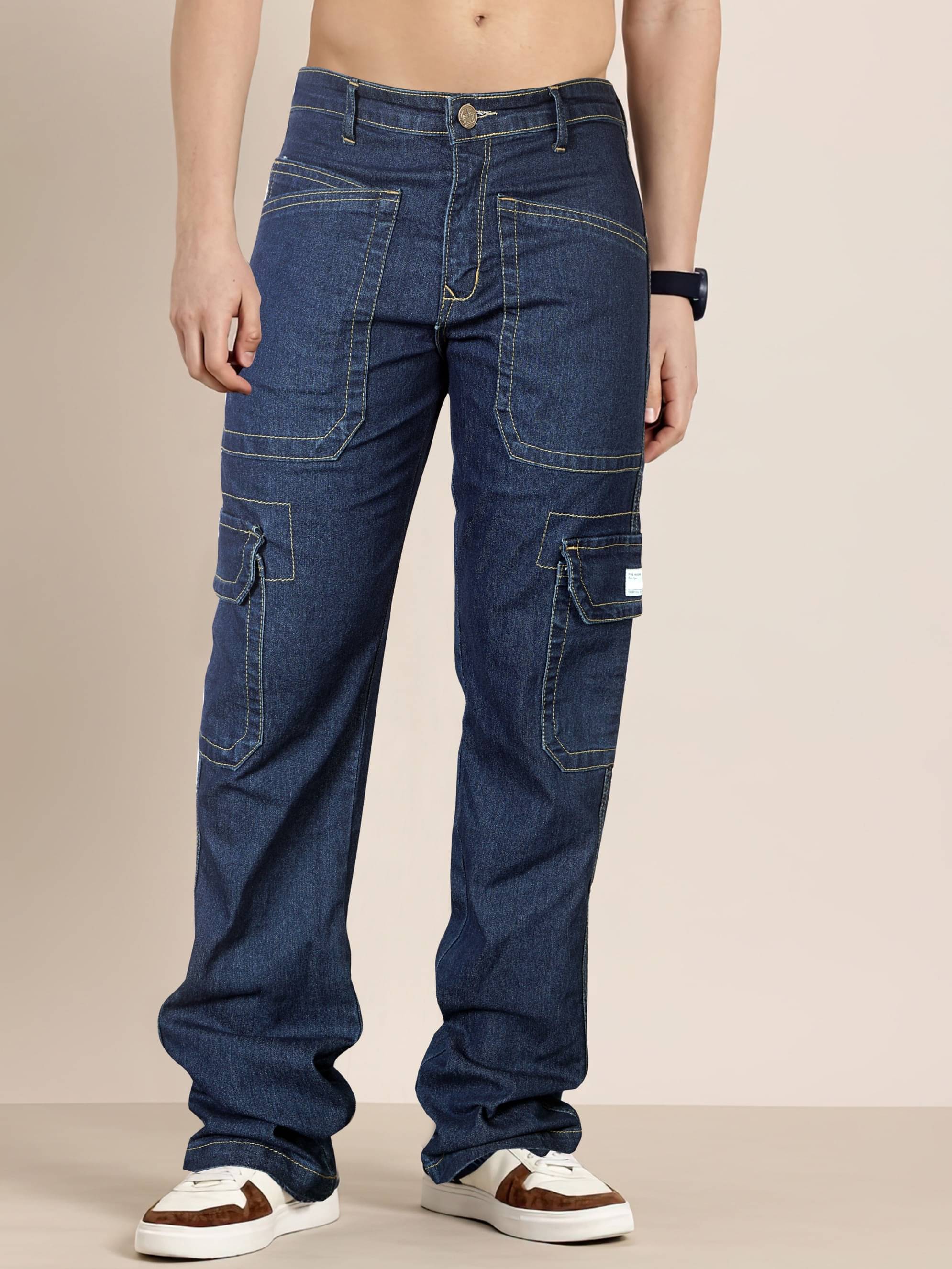     			RIG BONE Basic Men's Jeans - Dark Blue ( Pack of 1 )