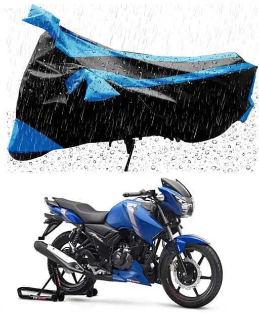     			RONISH Bike Body Cover for TVS Apache RTR 160 ( Pack of 1 ) , Blue