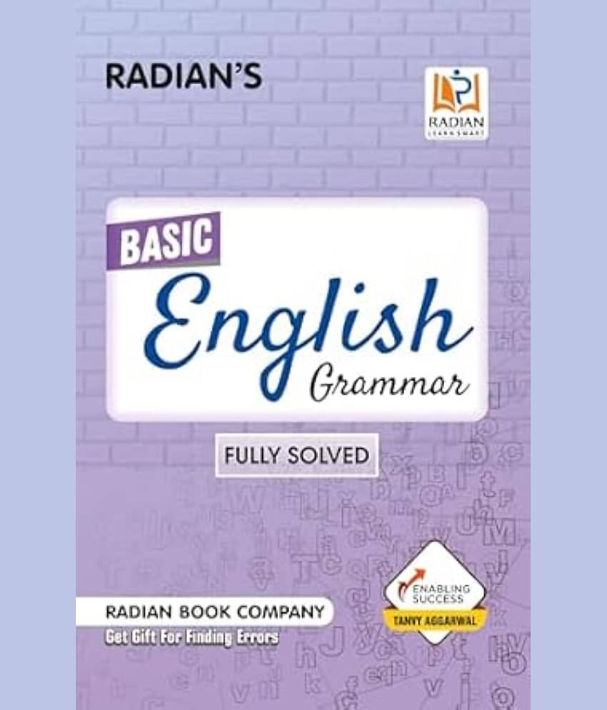 Radian Basic English Grammar Book Fully Solved for All Competitive Exams - Stationery | Buy online on ZillyBuy