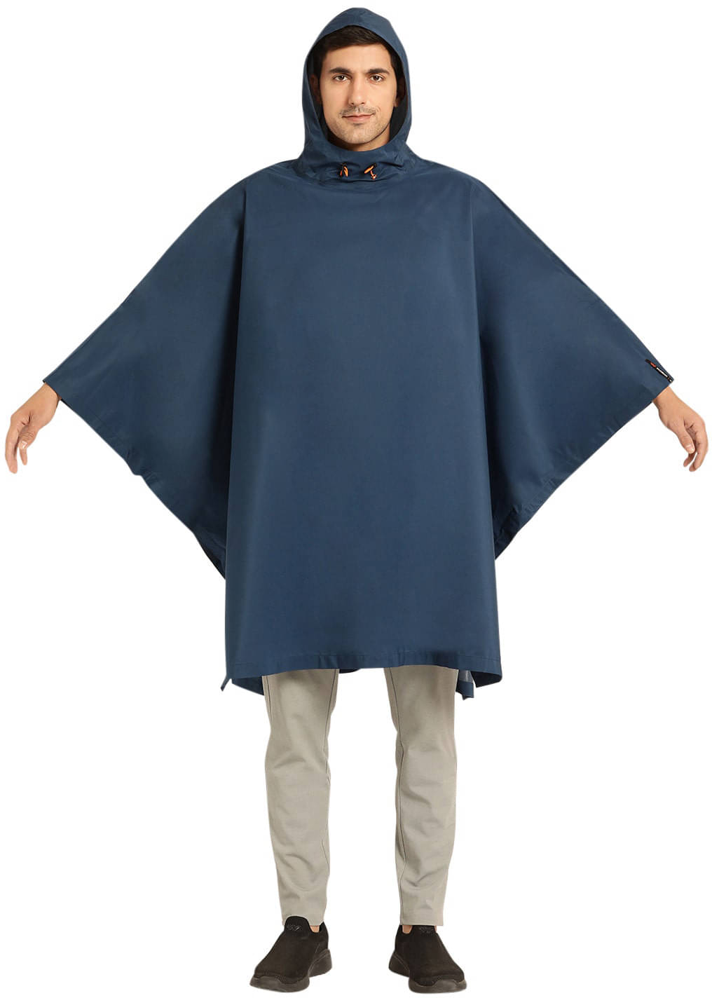 Reoutlook Navy Blue Polyester Men's RAIN PONCHO ( Pack of 1 ) Reoutlook Navy Blue Polyester Men's RAIN PONCHO ( Pack of 1 )