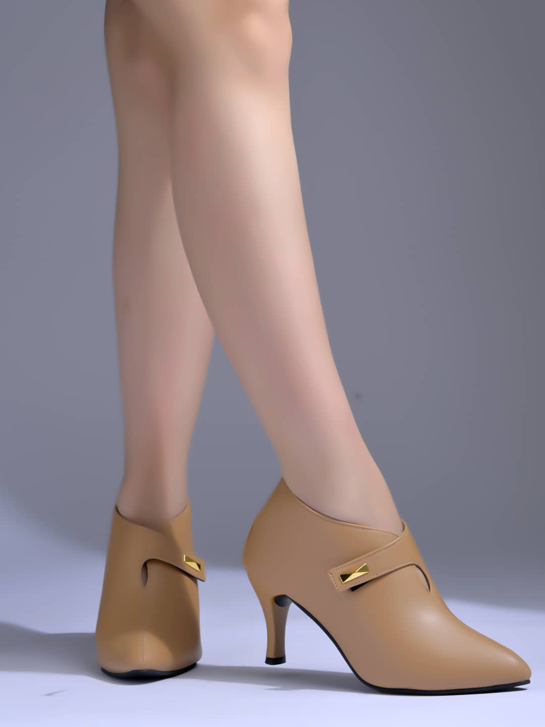 Shoetopia Tan Women's Pumps Heels - Heels | Buy online on ZillyBuy