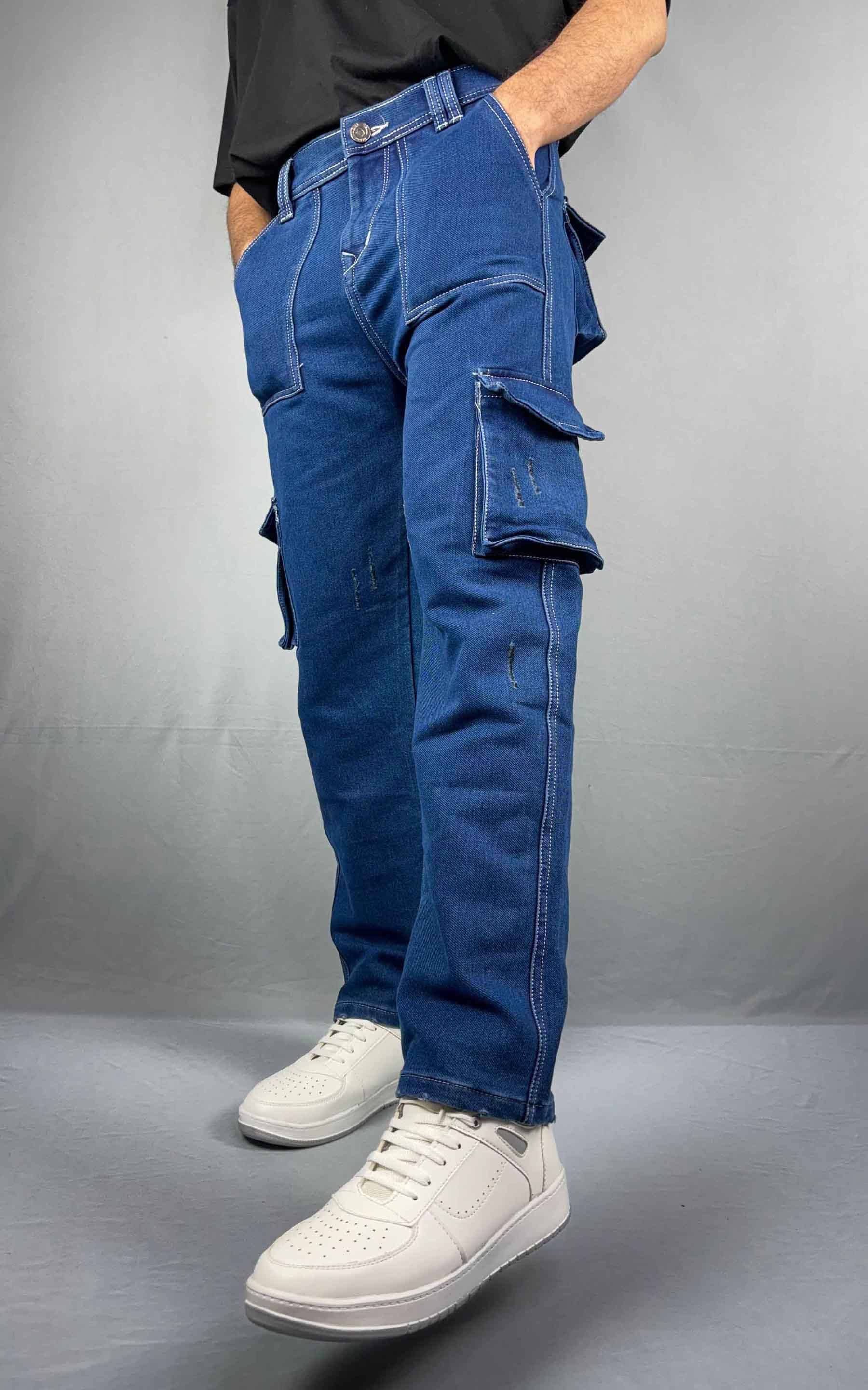 Styzon Regular Fit Faded Men's Jeans - Dark Blue ( Pack of 1 ) - Jeans | Buy online on ZillyBuy