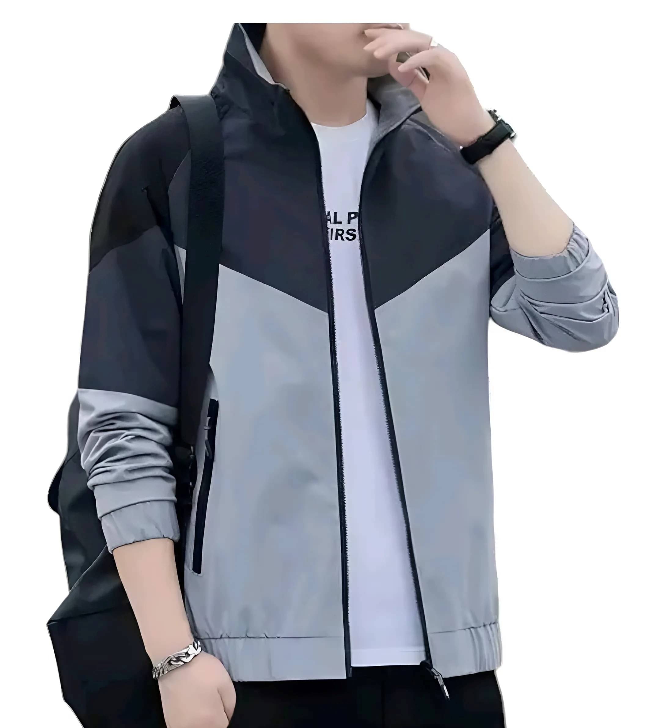 TOROLY Polyester Blend Men's Casual Jacket - Grey ( Pack of 1 ) TOROLY Polyester Blend Men's Casual Jacket - Grey ( Pack of 1 )