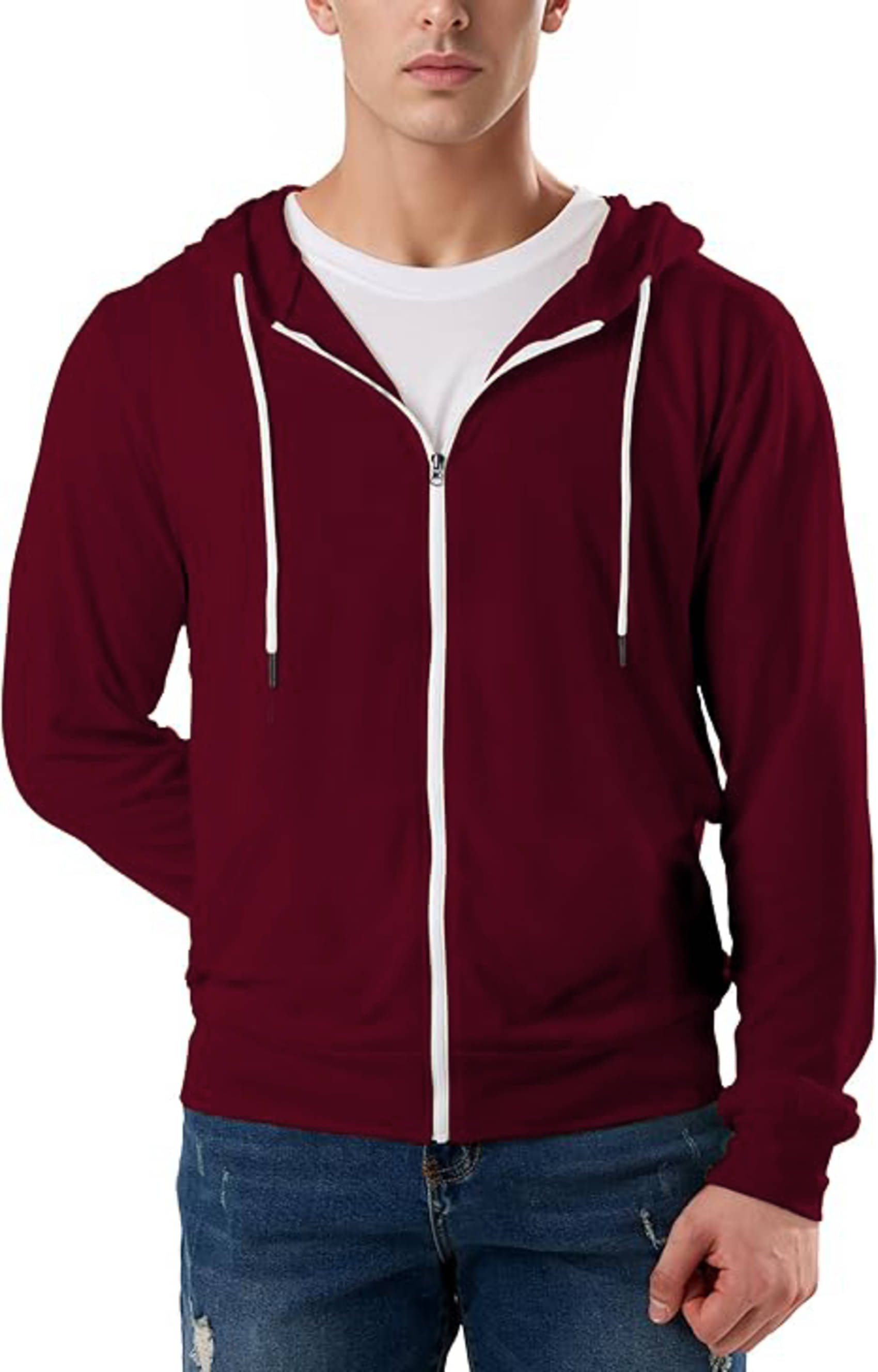 Try This Cotton Blend Hooded Men's Sweatshirt - Maroon ( Pack of 1 )     			Try This Cotton Blend Hooded Men's Sweatshirt - Maroon ( Pack of 1 )