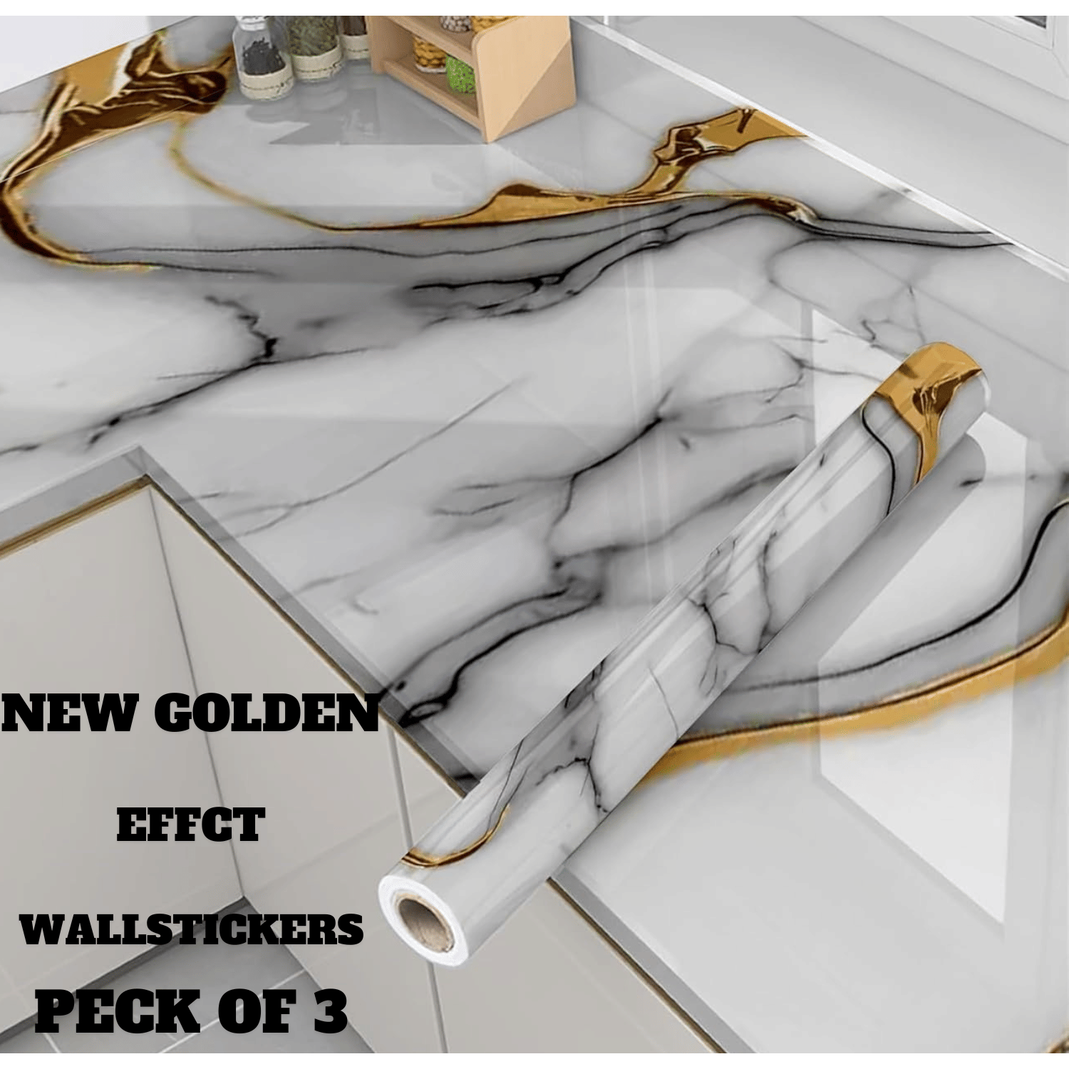     			swip n see Abstract Wallpaper ( 60 x 200 ) cm ( Pack of 3 )