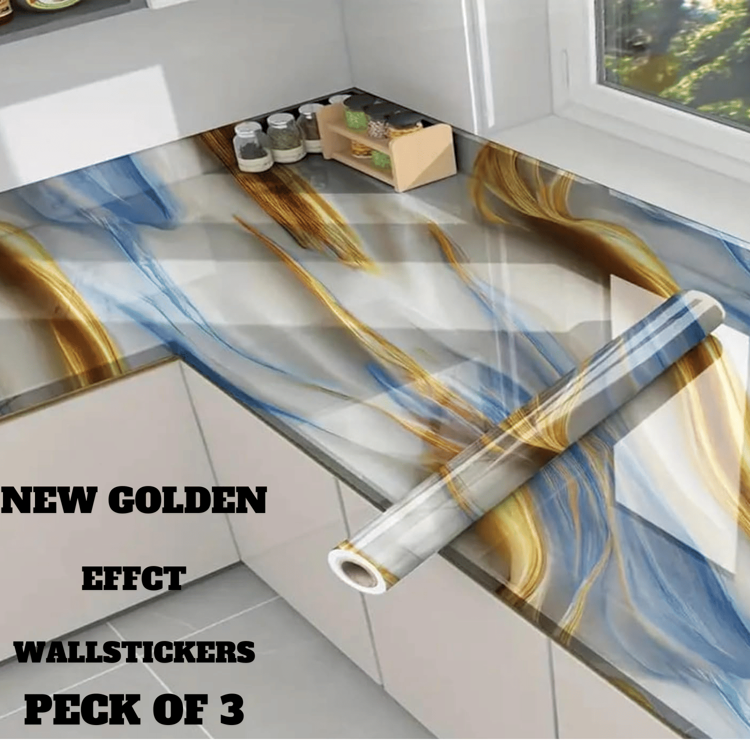 swipe n see Abstract Wallpaper ( 60 x 200 ) cm ( Pack of 3 ) swipe n see Abstract Wallpaper ( 60 x 200 ) cm ( Pack of 3 )