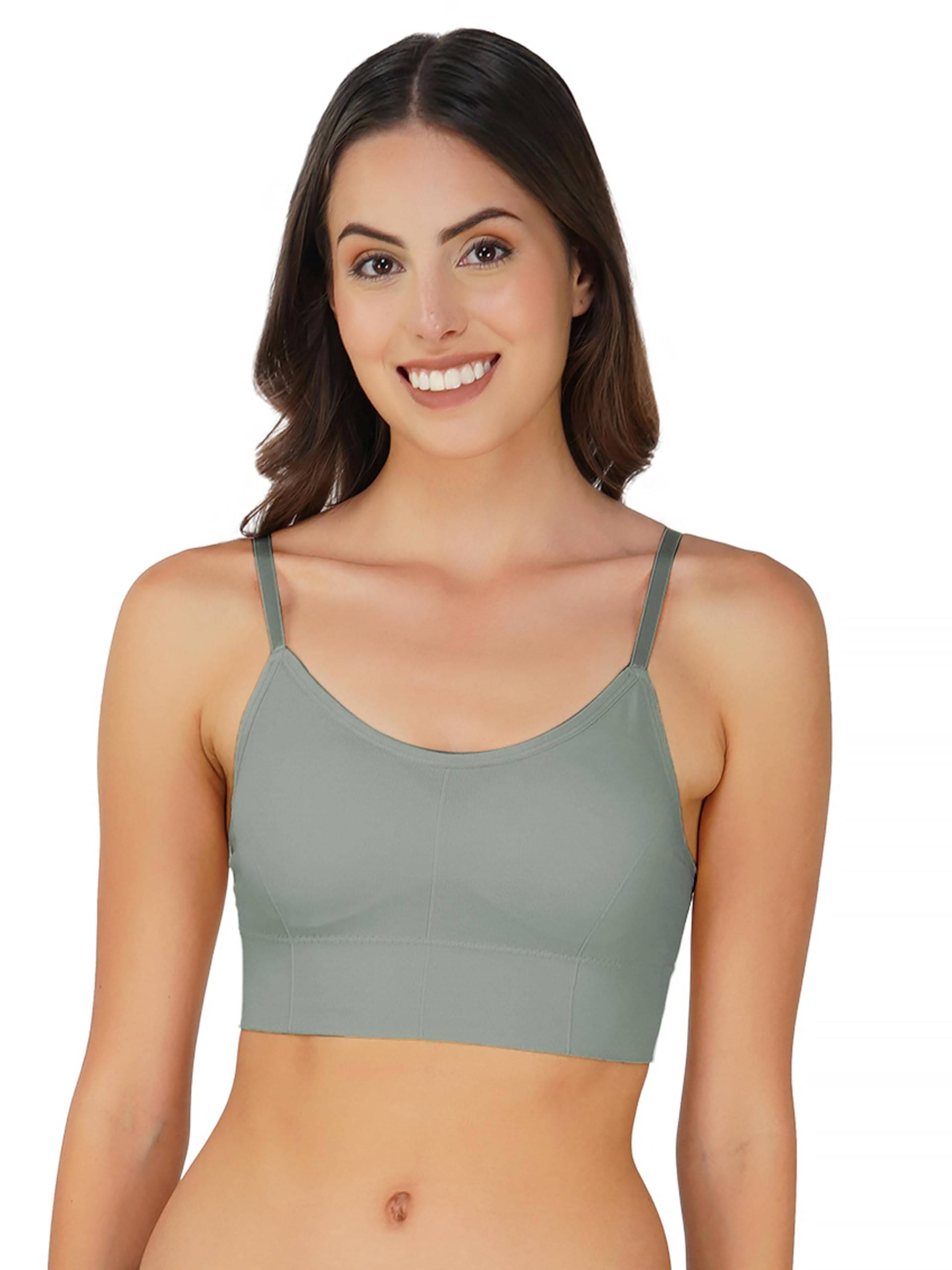 Arc de Shapes Pack of 1 Nylon Lightly Padded Teenage Bra For Women ( Dark Grey ) Arc de Shapes Pack of 1 Nylon Lightly Padded Teenage Bra For Women ( Dark Grey )