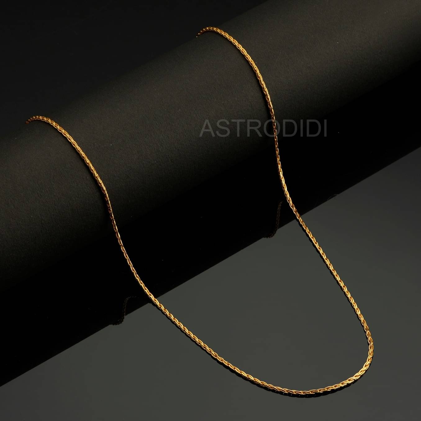     			Astrodidi Gold Plated Chain ( Set of 1 )