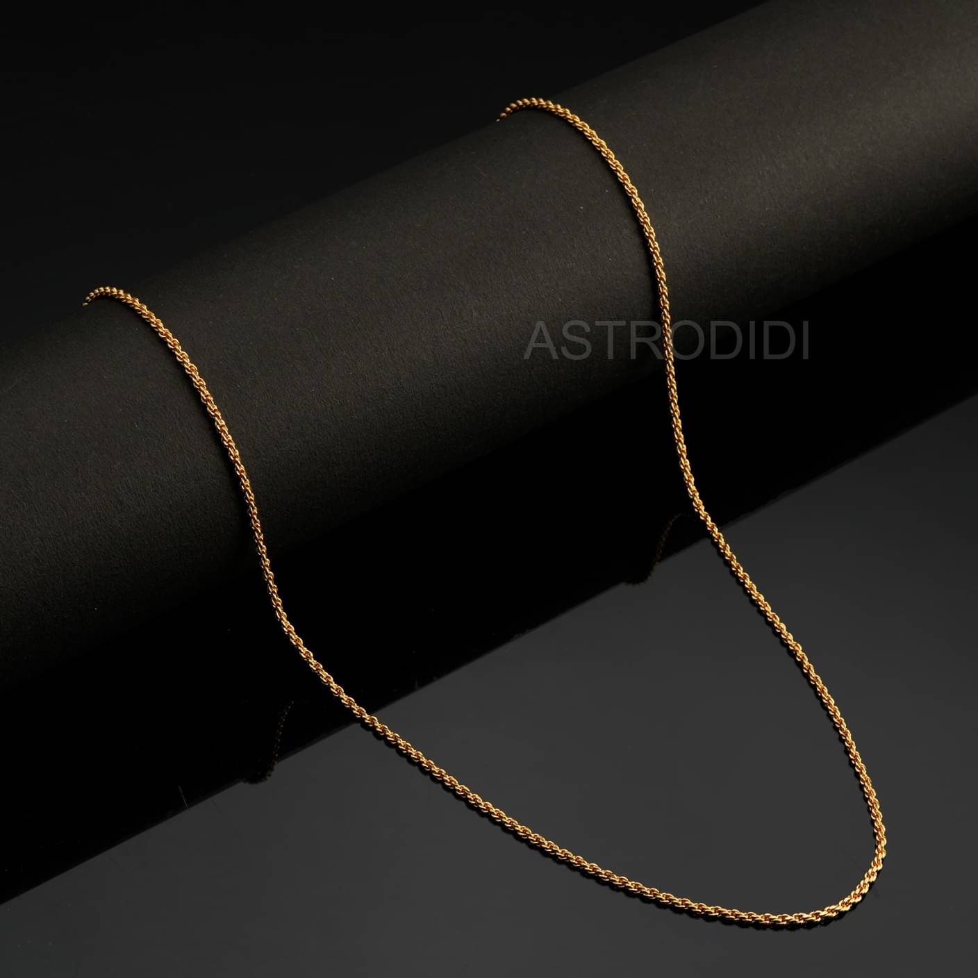    			Astrodidi Gold Plated Chain ( Set of 1 )