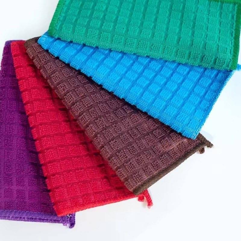 BLUE HOME AND KITCHEN Microfibre Cleaning Cloth ( Pack of 5 ) BLUE HOME AND KITCHEN Microfibre Cleaning Cloth ( Pack of 5 )