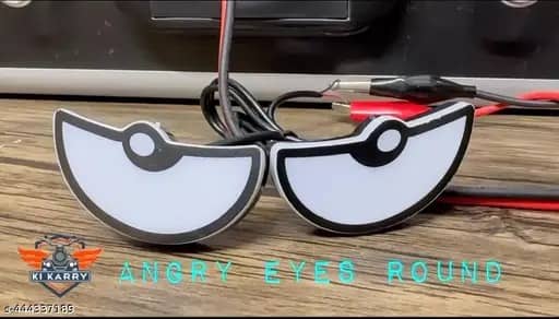 CarFrill Angel Eyes For All Bike Make ( Pack of 2 )