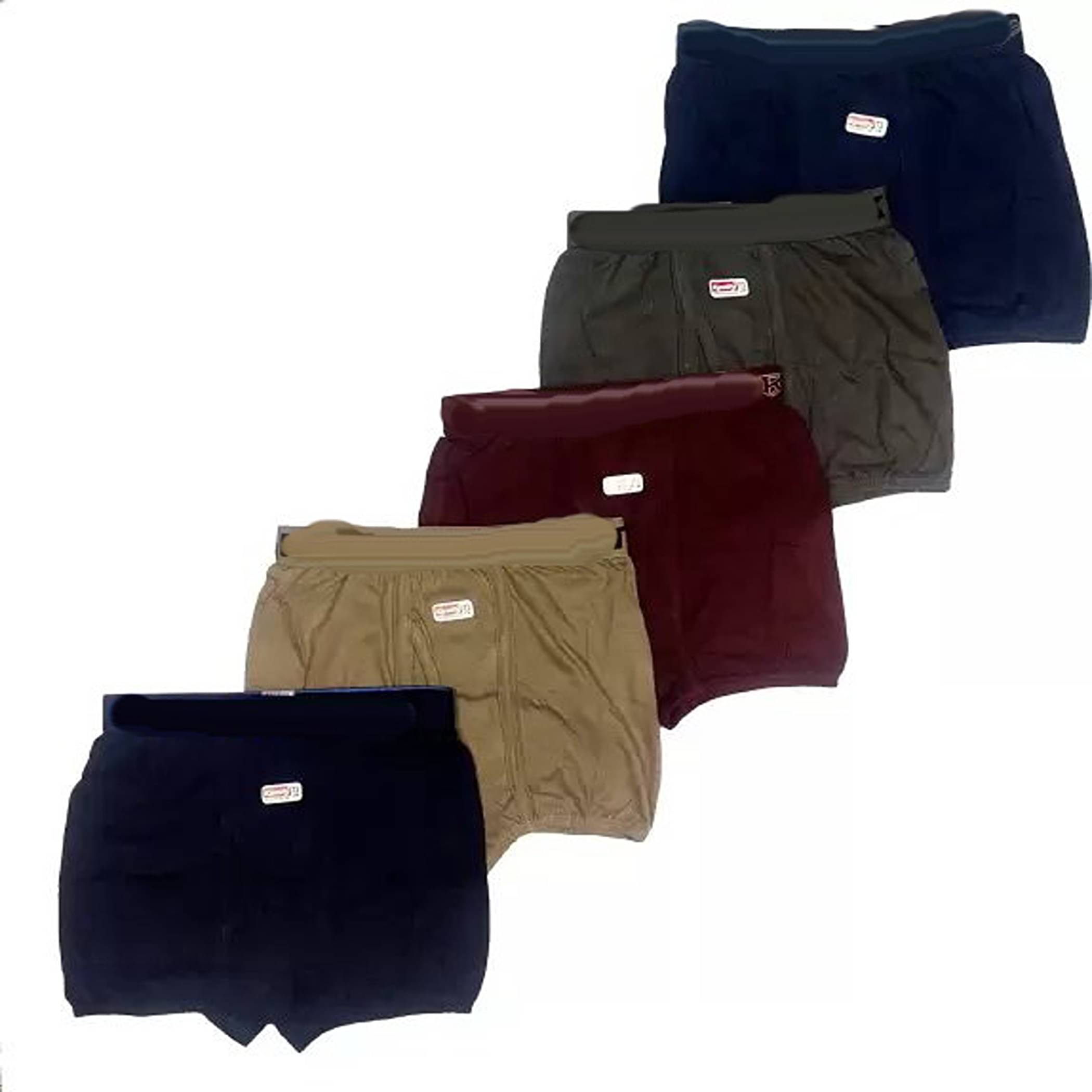     			Cavenders Pack of 5 Cotton Blend Trunks For Men's ( Multicolor )