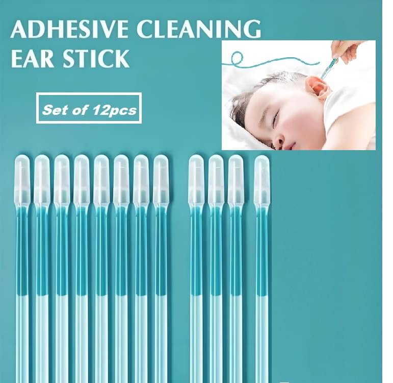     			Ear wax Cleaner Stick - Ear Swabs Pick Reusable Ear Cleaner Soft Silicone Ear Pick For Ear Wax Removal Tool (set of 24)