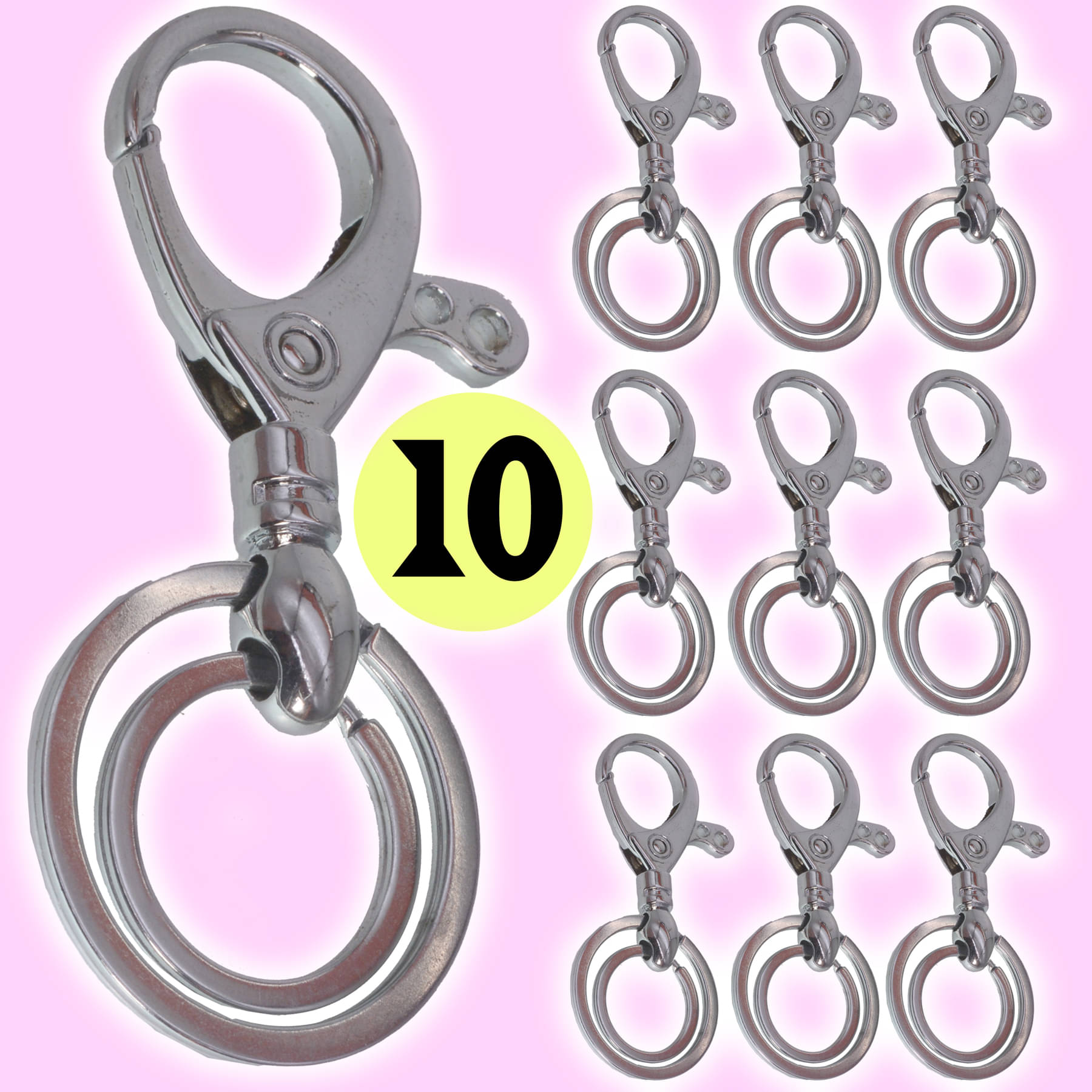 JMALL Silver Men's Waist Keychain ( Pack of 10 & more ) JMALL Silver Men's Waist Keychain ( Pack of 10 & more )