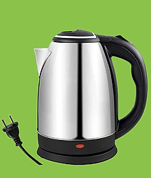 Jency Shopee Black 2 litres Stainless Steel Multifunctional Kettle