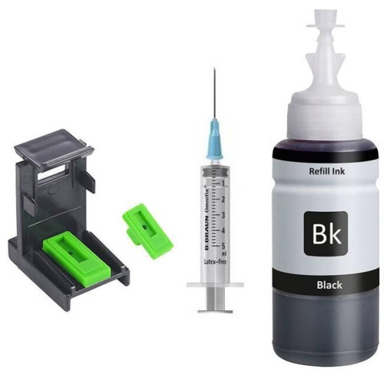     			KALAR H_P For 802 Refill Black Pack of 1 Cartridge for With H_P 678, 803, 680, 802, 22, 56, 57, 818, 901, 702, 703, 860, 86