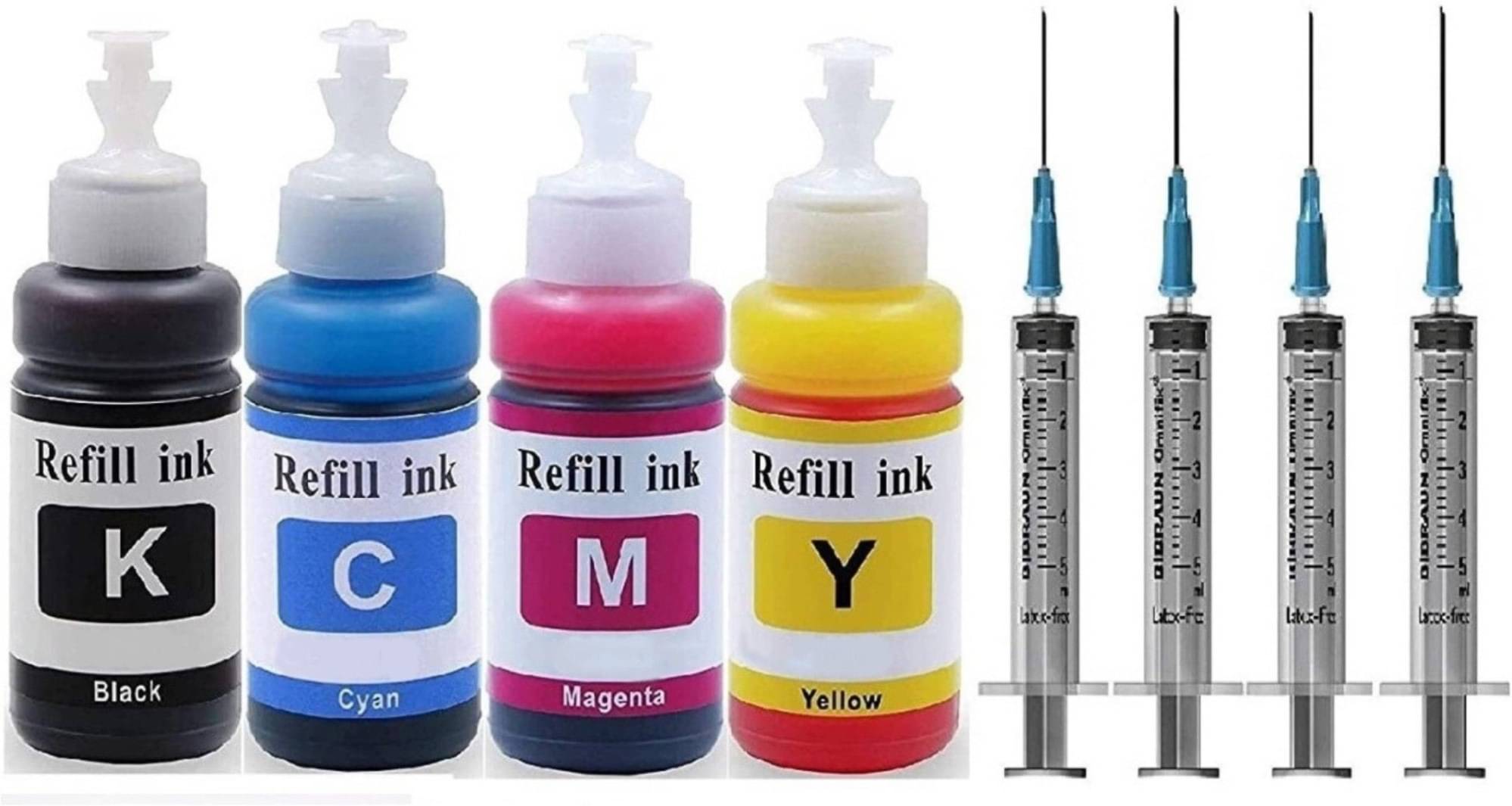     			KALAR Ink Set for CAN0N Multicolor Pack of 4 Cartridge for MP287,iP2770,iP2772,MP237,245,258,276,287,MP486,496,497