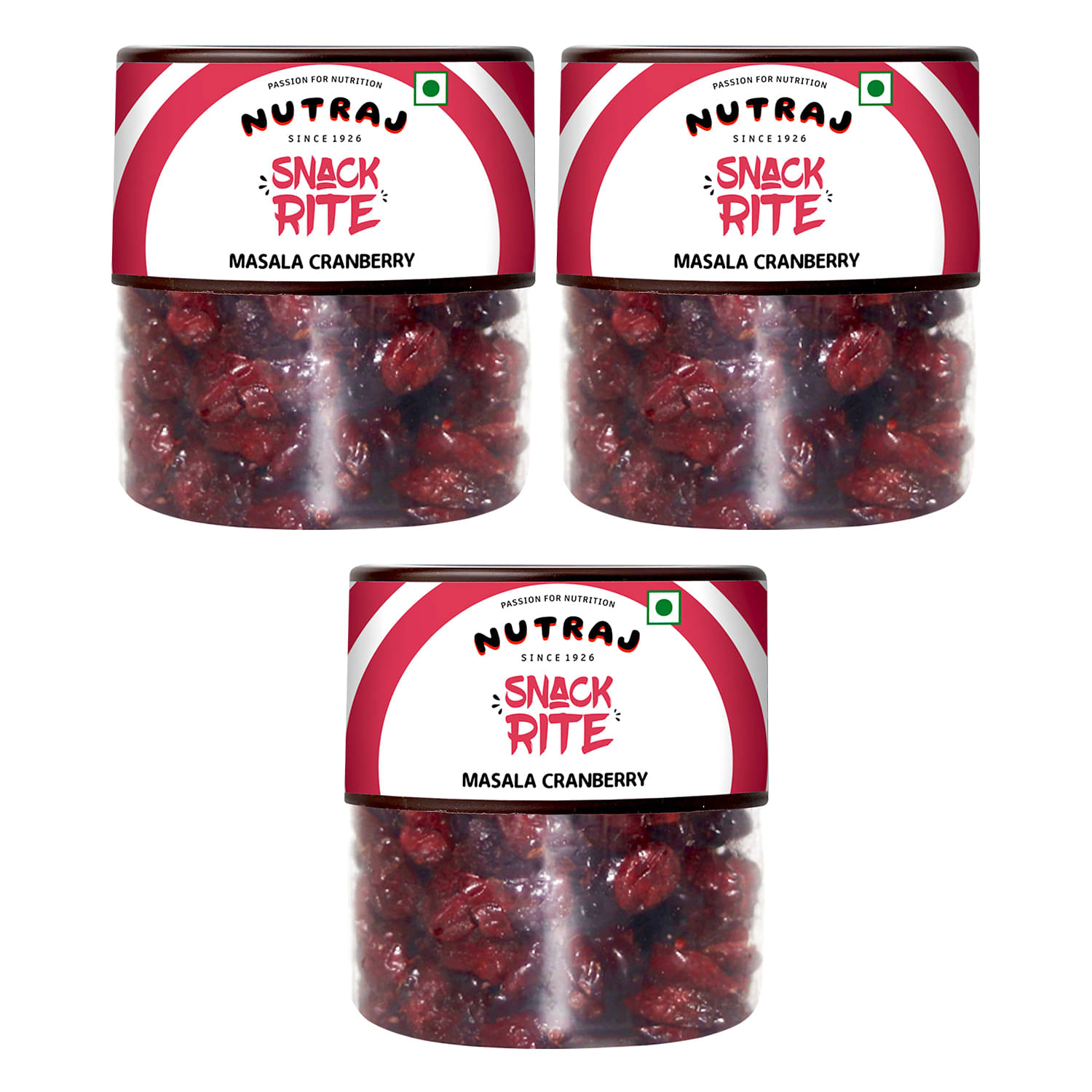 Nutraj Cranberry Masala Cranberry 100g Jar Pack of 3 Nutraj Cranberry Masala Cranberry 100g Jar Pack of 3