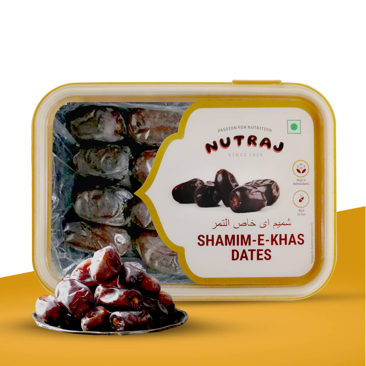 Nutraj Dates (Khajoor) Shamim-E-Khas Dates 400g Nutraj Dates (Khajoor) Shamim-E-Khas Dates 400g
