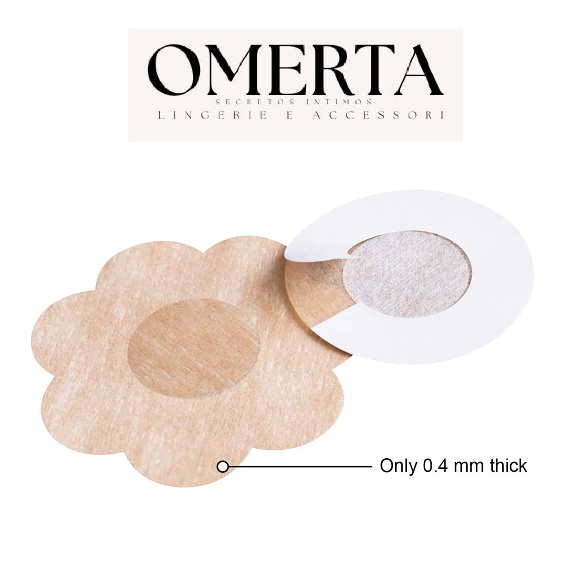 Omerta Best Quality Cheapest Lingerie Accessories Flix Disposable Cotton Nipple Cover with Skin Friendly Adhesive for Women - 30 Pair
