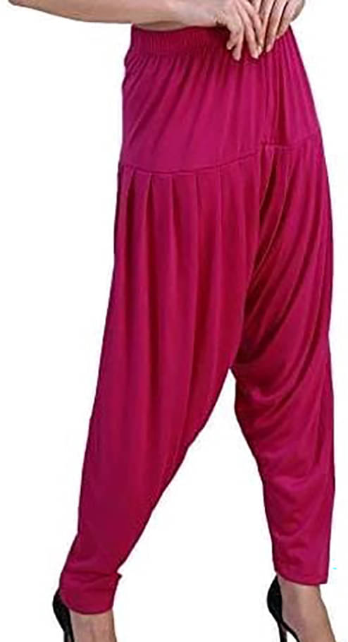     			OuterWear Pack of 1 Viscose Women's Patiala ( Pink )