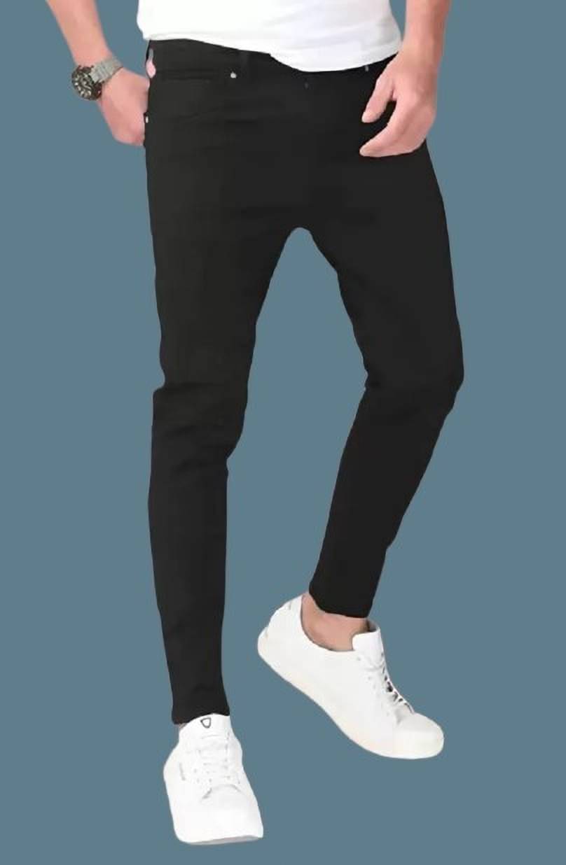     			POKHINDA Skinny Fit Basic Men's Jeans - Black ( Pack of 1 )