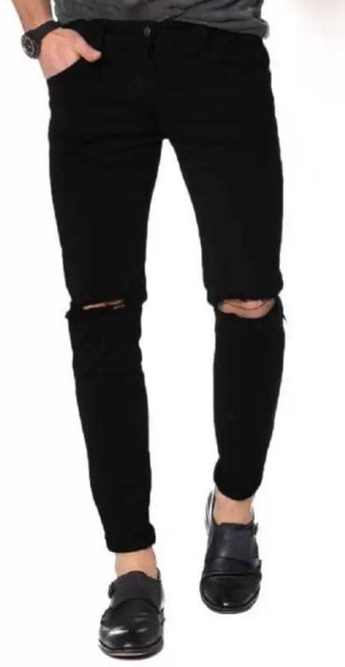 POKHINDA Skinny Fit Basic Men's Jeans - Black ( Pack of 1 ) - Jeans | Buy online on ZillyBuy