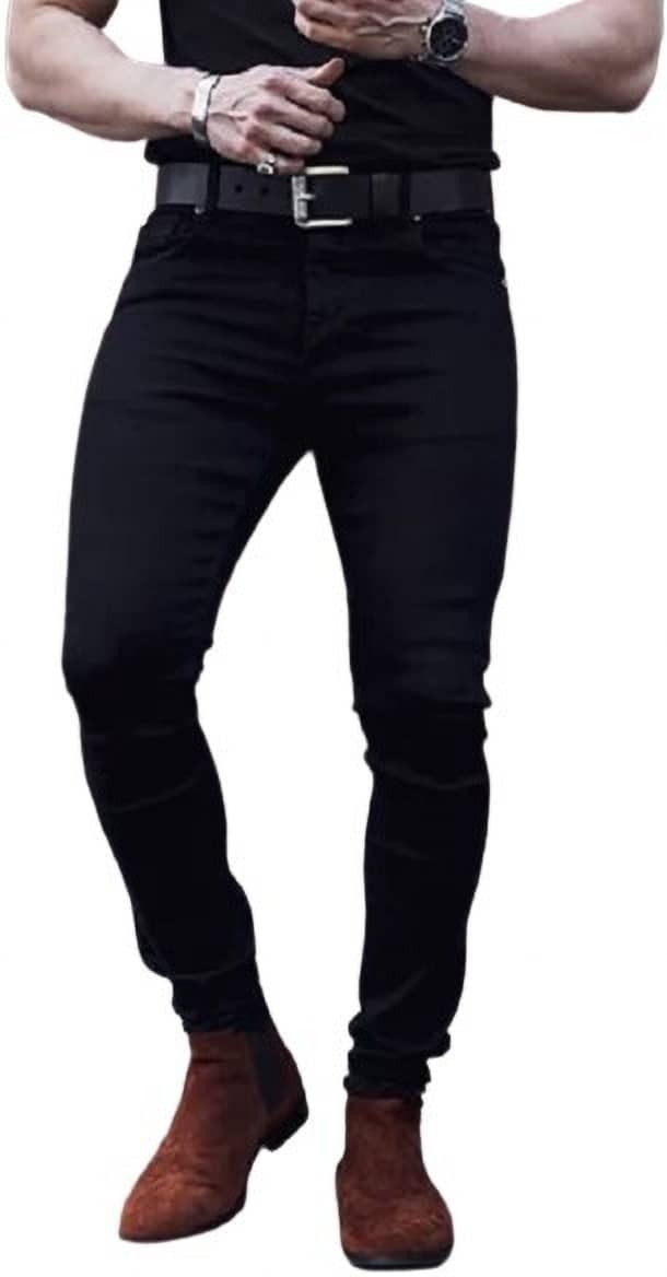 POKHINDA Skinny Fit Basic Men's Jeans - Black ( Pack of 1 ) - Jeans | Buy online on ZillyBuy