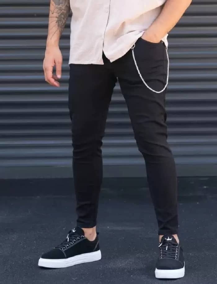 POKHINDA Skinny Fit Basic Men's Jeans - Black ( Pack of 1 ) - Jeans | Buy online on ZillyBuy