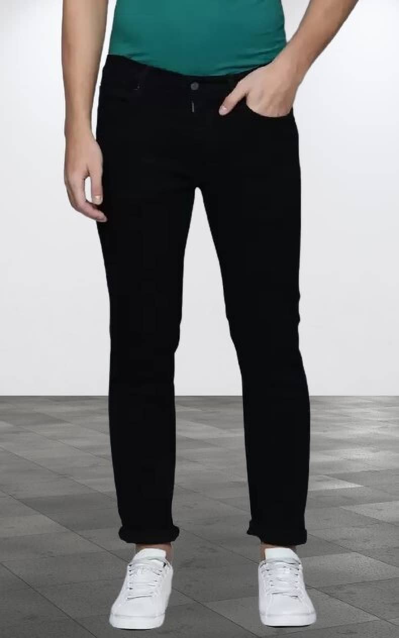 POKHINDA Slim Fit Basic Men's Jeans - Black ( Pack of 1 ) - Jeans | Buy online on ZillyBuy