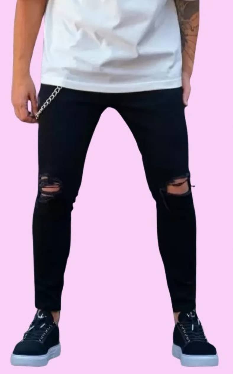 POKHINDA Slim Fit Basic Men's Jeans - Black ( Pack of 1 ) - Jeans | Buy online on ZillyBuy