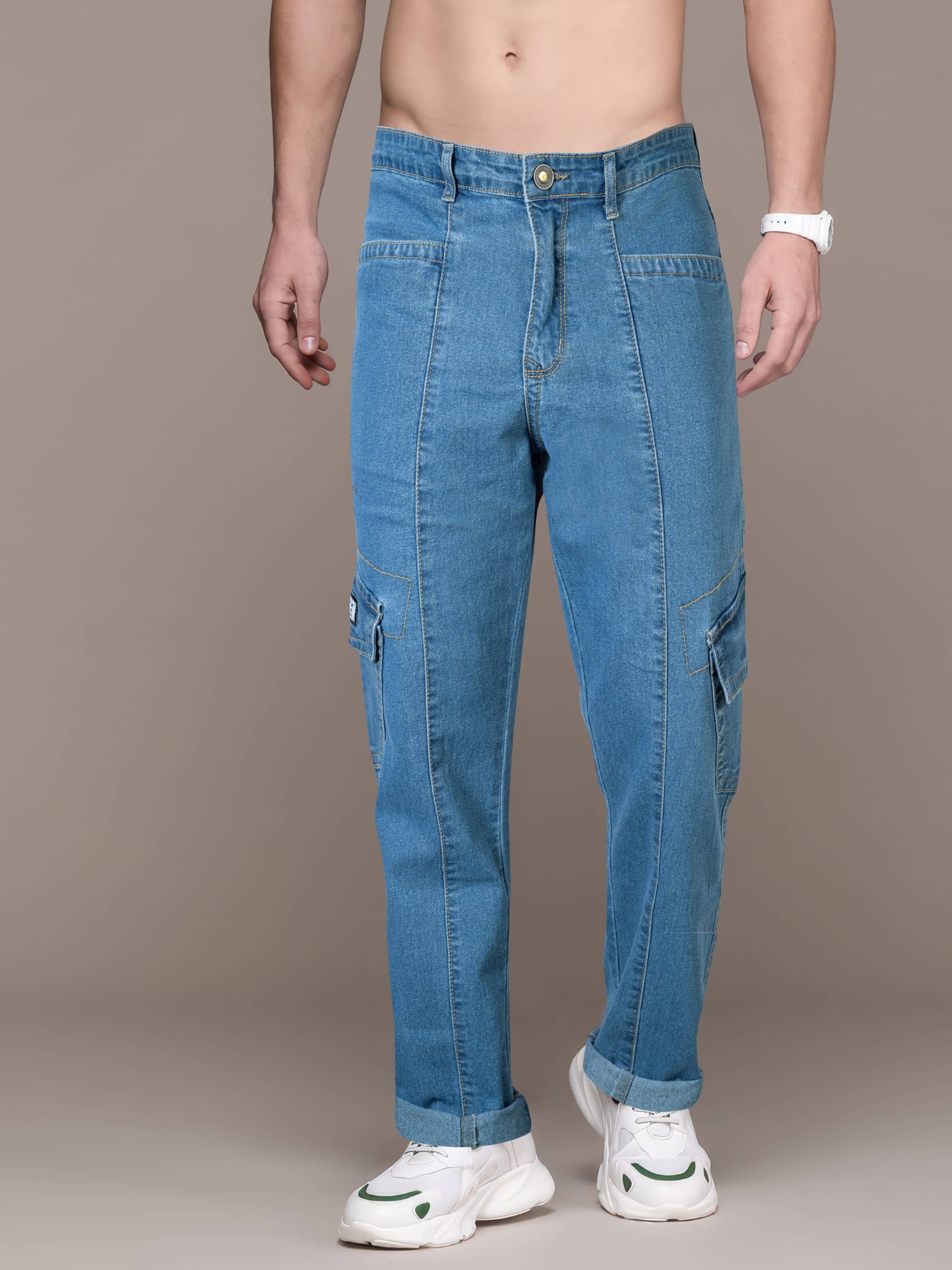 RIG BONE Basic Men's Jeans - Light Blue ( Pack of 1 ) - Jeans | Buy online on ZillyBuy