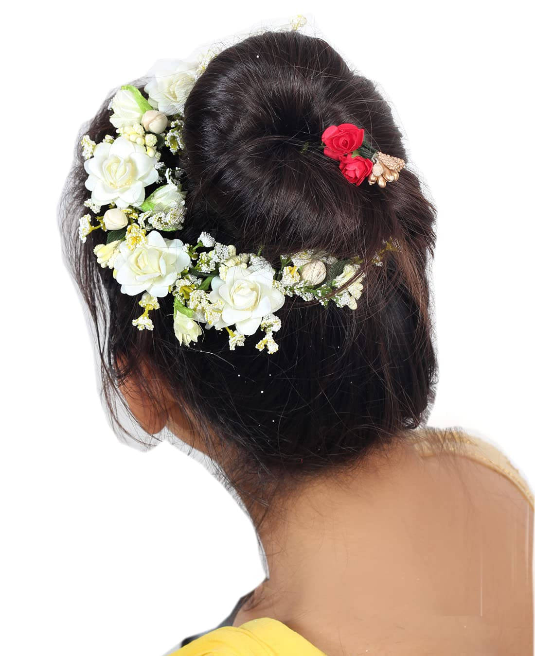     			RITZKART White Hair Accessory Set ( Pack of 1 )