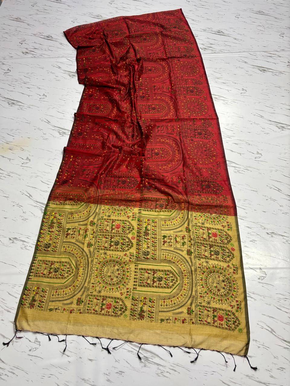     			SARADA HANDLOOM Cotton Printed Saree With Unstitched Blouse Piece ( Teal )