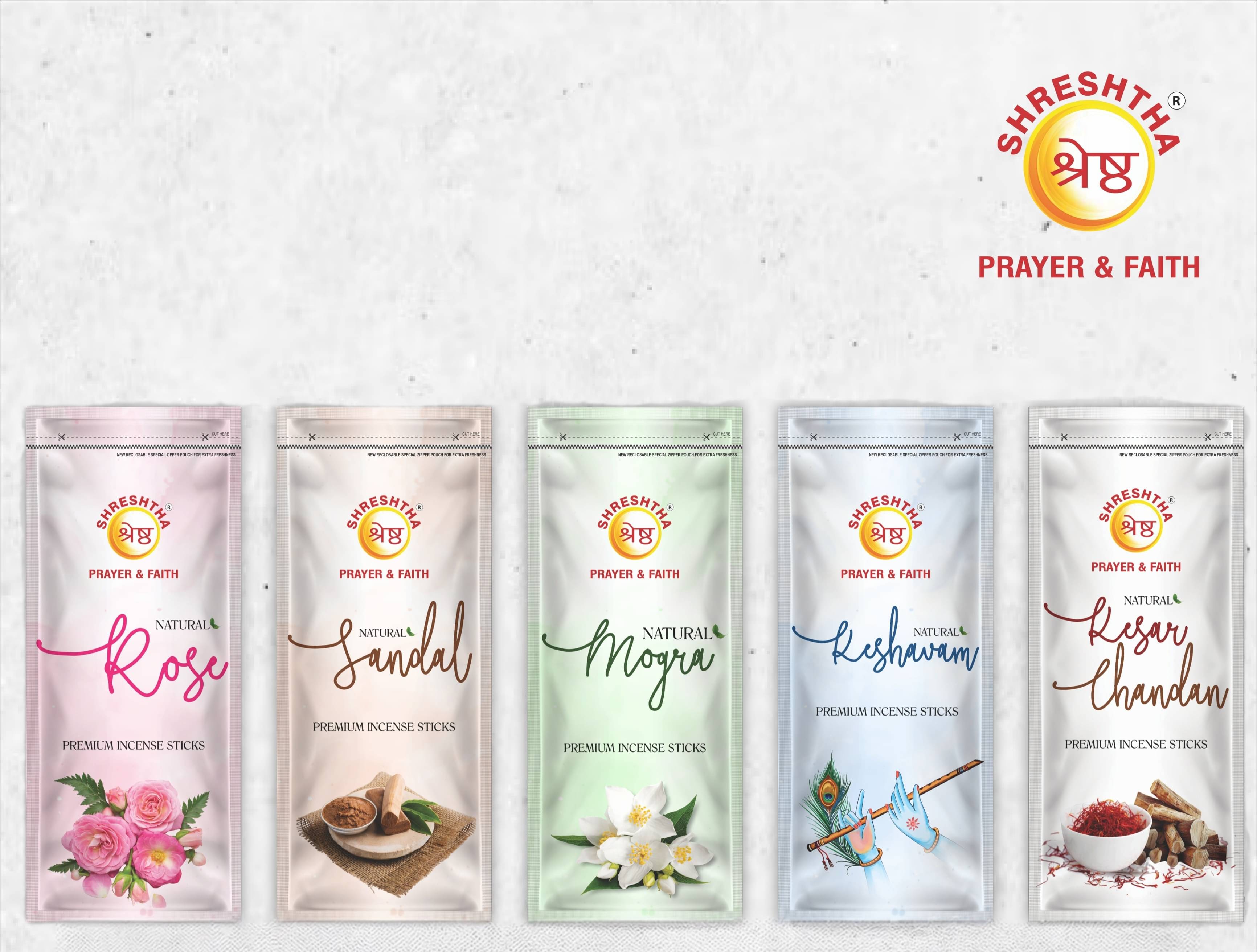 SHRESHTHA Incense Dhoop Sticks Mogra 550 gm ( Pack of 5 ) SHRESHTHA Incense Dhoop Sticks Mogra 550 gm ( Pack of 5 )