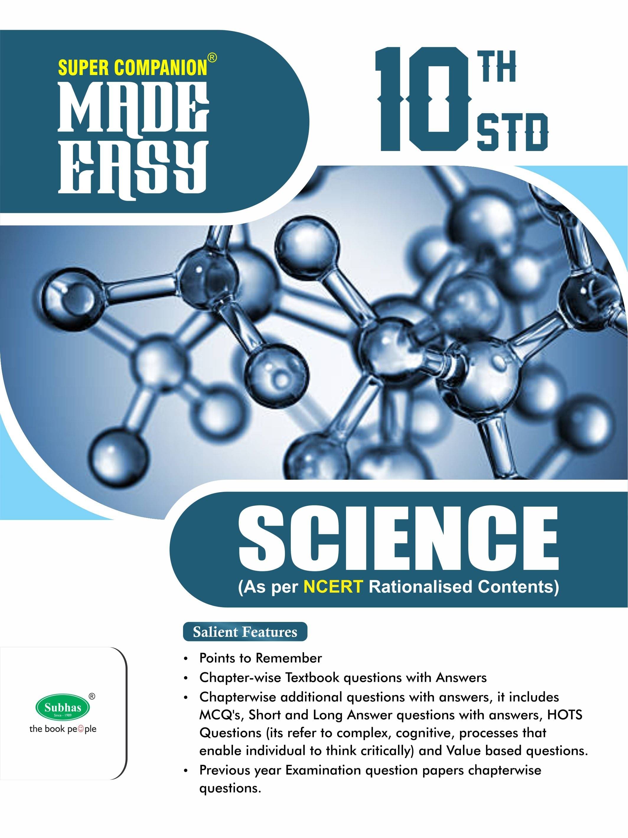     			SUPER COMPANION MADE EASY 10TH SCIENCE EM