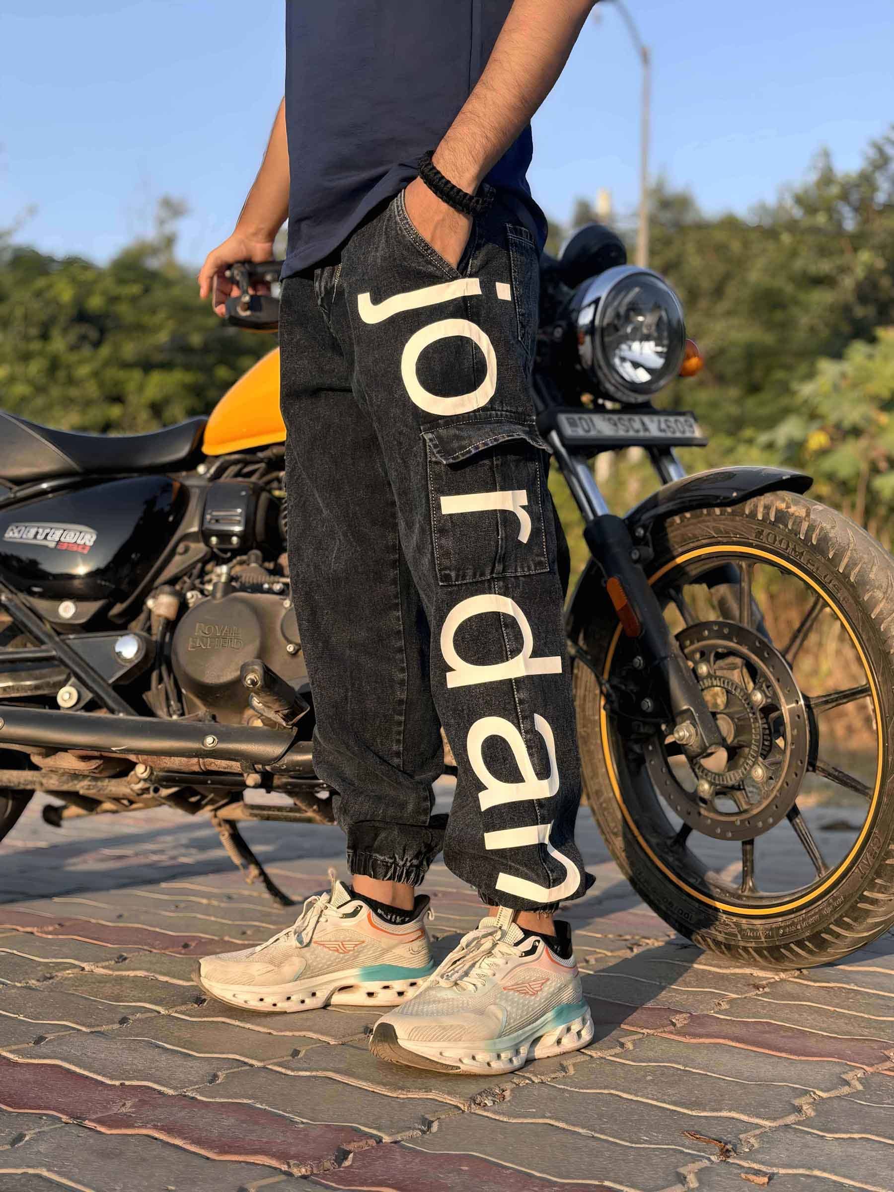 Styzon Jogger Men's Jeans - Black ( Pack of 1 ) - Jeans | Buy online on ZillyBuy