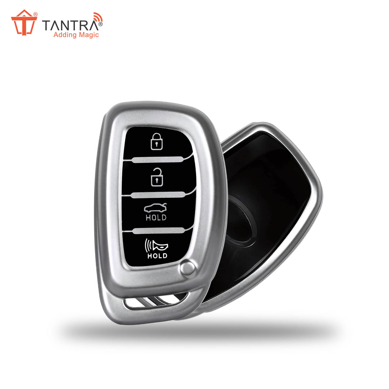 TANTRA TPU Cover Compatible with Hyundai Alcazar and Creta 2021 2022 & 2023 Car 4 Button Smart Key TANTRA TPU Cover Compatible with Hyundai Alcazar and Creta 2021 2022 & 2023 Car 4 Button Smart Key