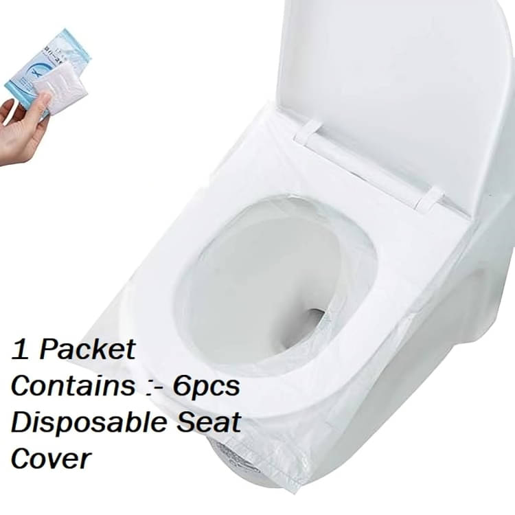 6 PCS Travel Disposable Toilet Seat Cover Antibacterial Waterproof Portable WC Pad Toilet Mat for Baby Pregnant Mom 6 PCS Travel Disposable Toilet Seat Cover Antibacterial Waterproof Portable WC Pad Toilet Mat for Baby Pregnant Mom