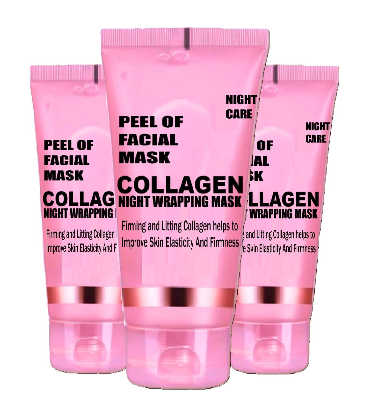     			pink square - Tan Removal Peel Off Mask For All Skin Type ( Pack of 3 )