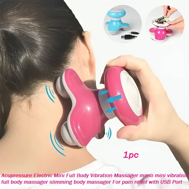 Full Body Vibration Massager mimo mini vibration full body massager  slimming body massager For pain relief with USB Port (pack of 1)