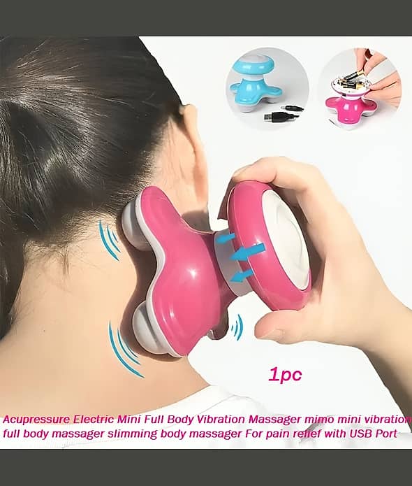 Full Body Vibration Massager mimo mini vibration full body massager slimming body massager For pain relief with USB Port (pack of 1) Full Body Vibration Massager mimo mini vibration full body massager slimming body massager For pain relief with USB Port (pack of 1)