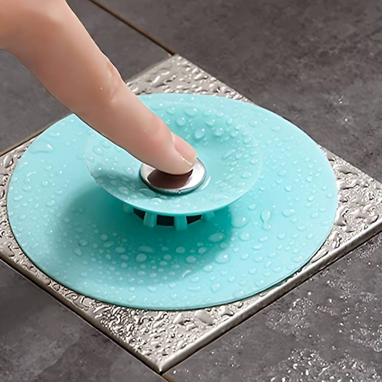2-in-1 Home Bathroom Kitchen Silicone Sewer Sink Bathtub Wash-Basin Sealer Cover Drainer Water Stopper with Hair Catcher 2-in-1 Home Bathroom Kitchen Silicone Sewer Sink Bathtub Wash-Basin Sealer Cover Drainer Water Stopper with Hair Catcher