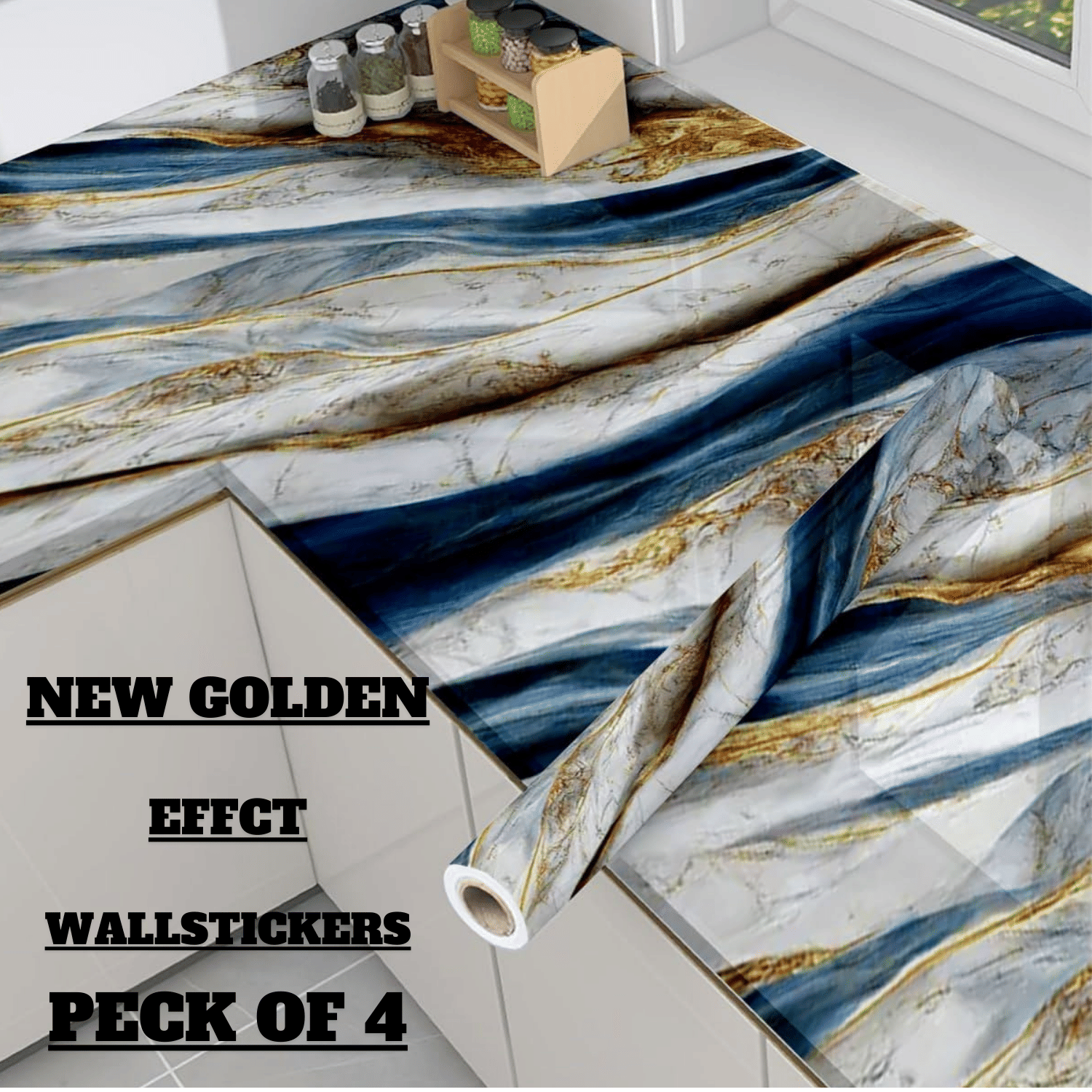 swipe n see Abstract Wallpaper ( 60 x 200 ) cm ( Pack of 4 ) swipe n see Abstract Wallpaper ( 60 x 200 ) cm ( Pack of 4 )