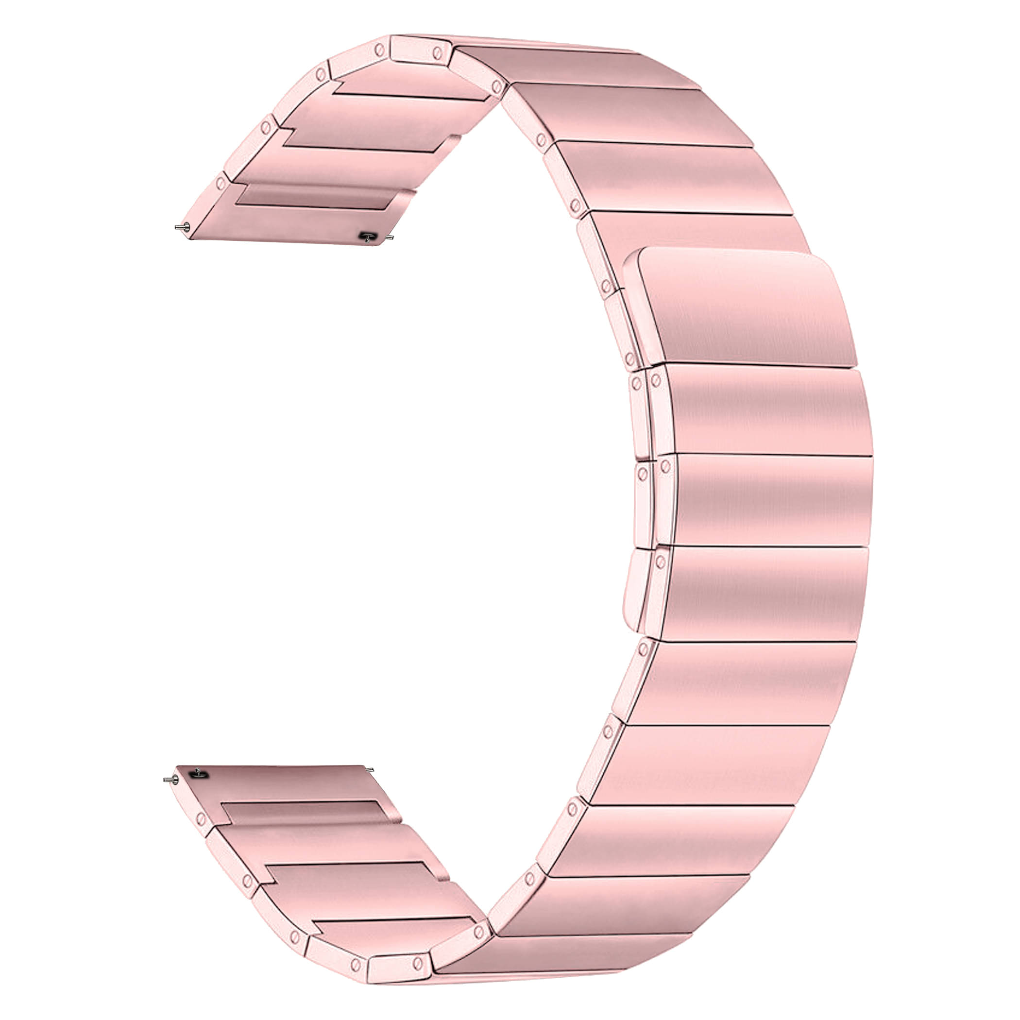 ACM Watch Strap Magnetic Metal Stainless Steel 22mm compatible with Wings Platinum Smartwatch Belt Luxury Band Pink ACM Watch Strap Magnetic Metal Stainless Steel 22mm compatible with Wings Platinum Smartwatch Belt Luxury Band Pink