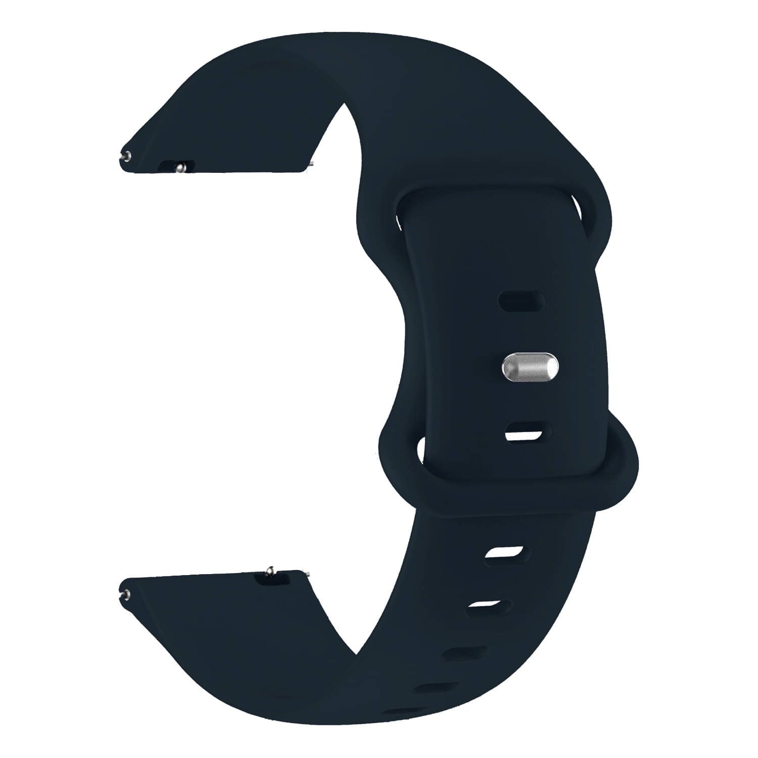     			ACM Watch Strap Silicone Belt 22mm compatible with Boat Lunar Vista Smartwatch Sports Dual Closure Band Blue