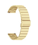 ACM Watch Strap Stainless Steel Metal 22mm compatible with Fire-Boltt Ace Phoenix Amoled Ultra Bsw146 Smartwatch Adjustable Belt Band Champagne Gold